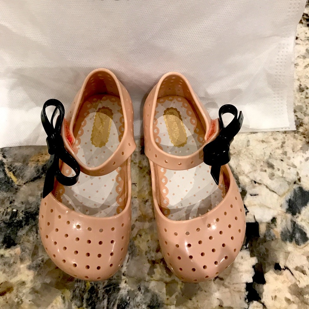Mini Melissa toddlers shoes, size 7 .